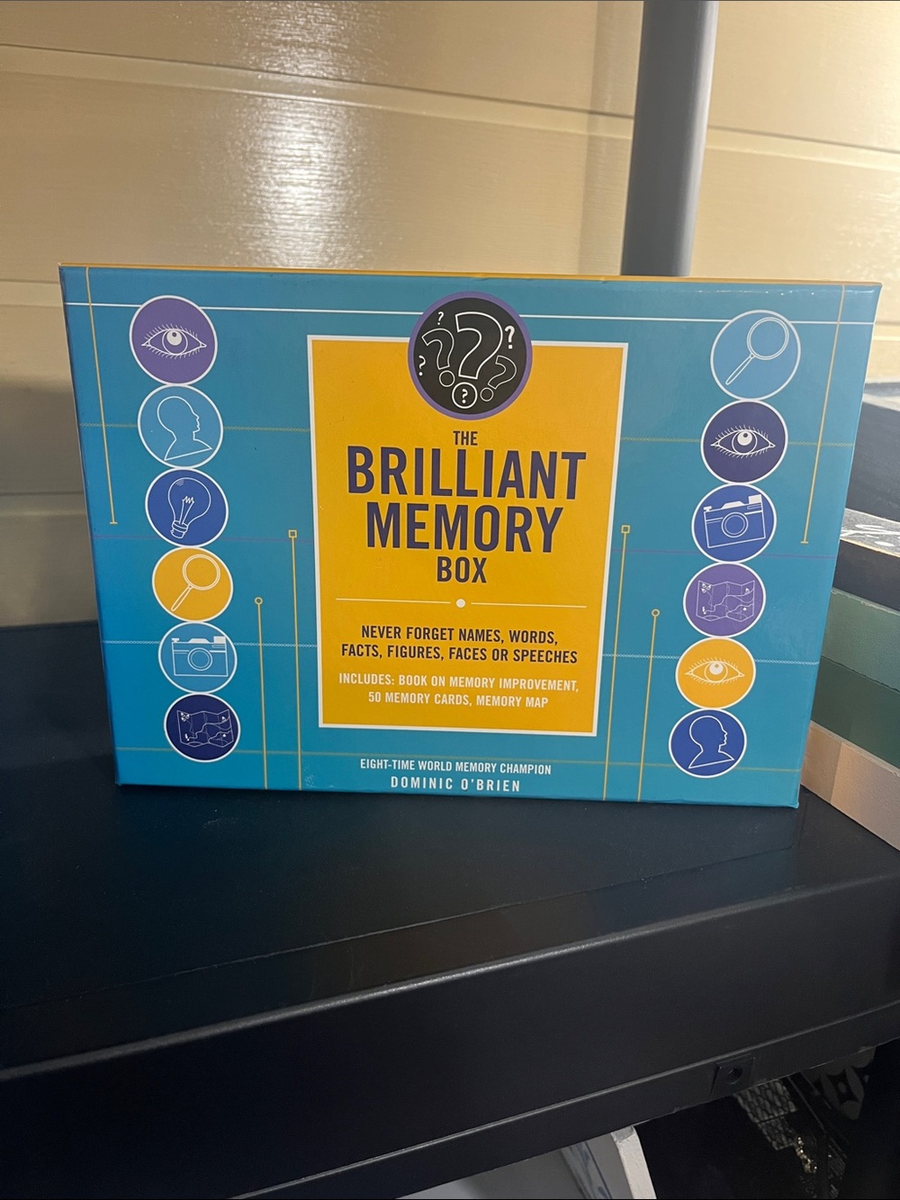 The Brilliant Memory Box - Blue & Yellow Memory Game